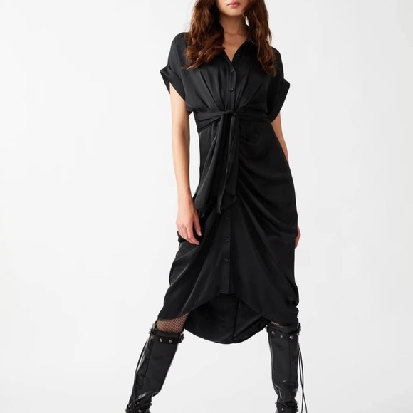 Steve Madden TORI DRESS BLACK-Size 6 - Picture 1 of 11